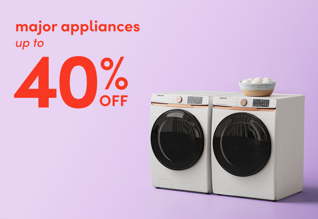 deals on major appliances